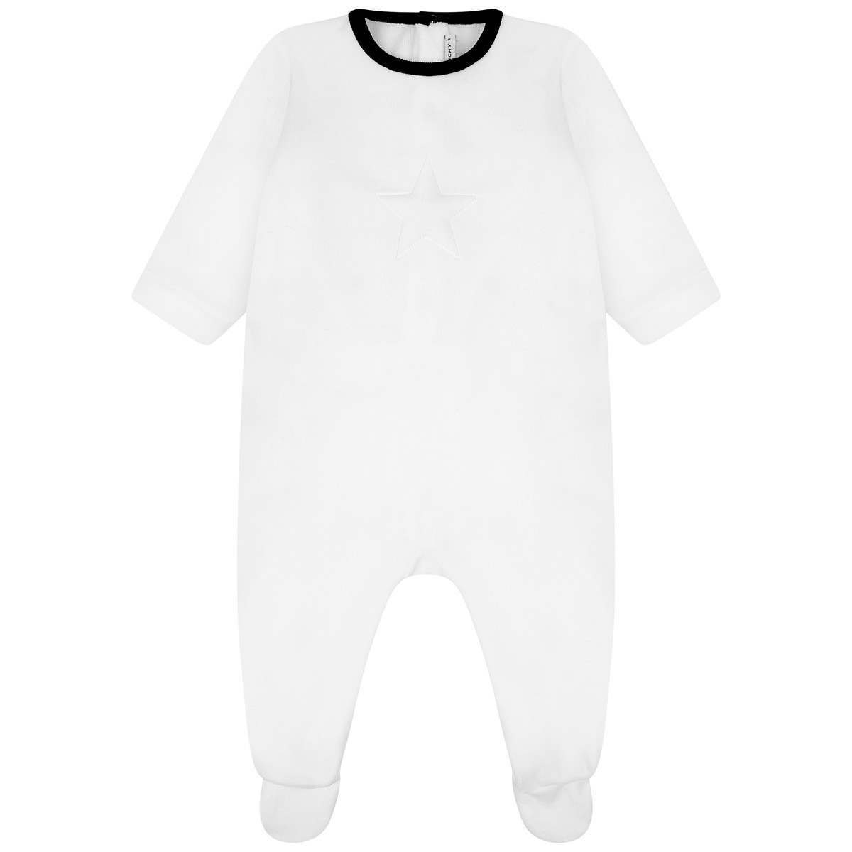 NWT NEW Givenchy Baby Boys girls white black logo footie romper hat 3pc set 1m