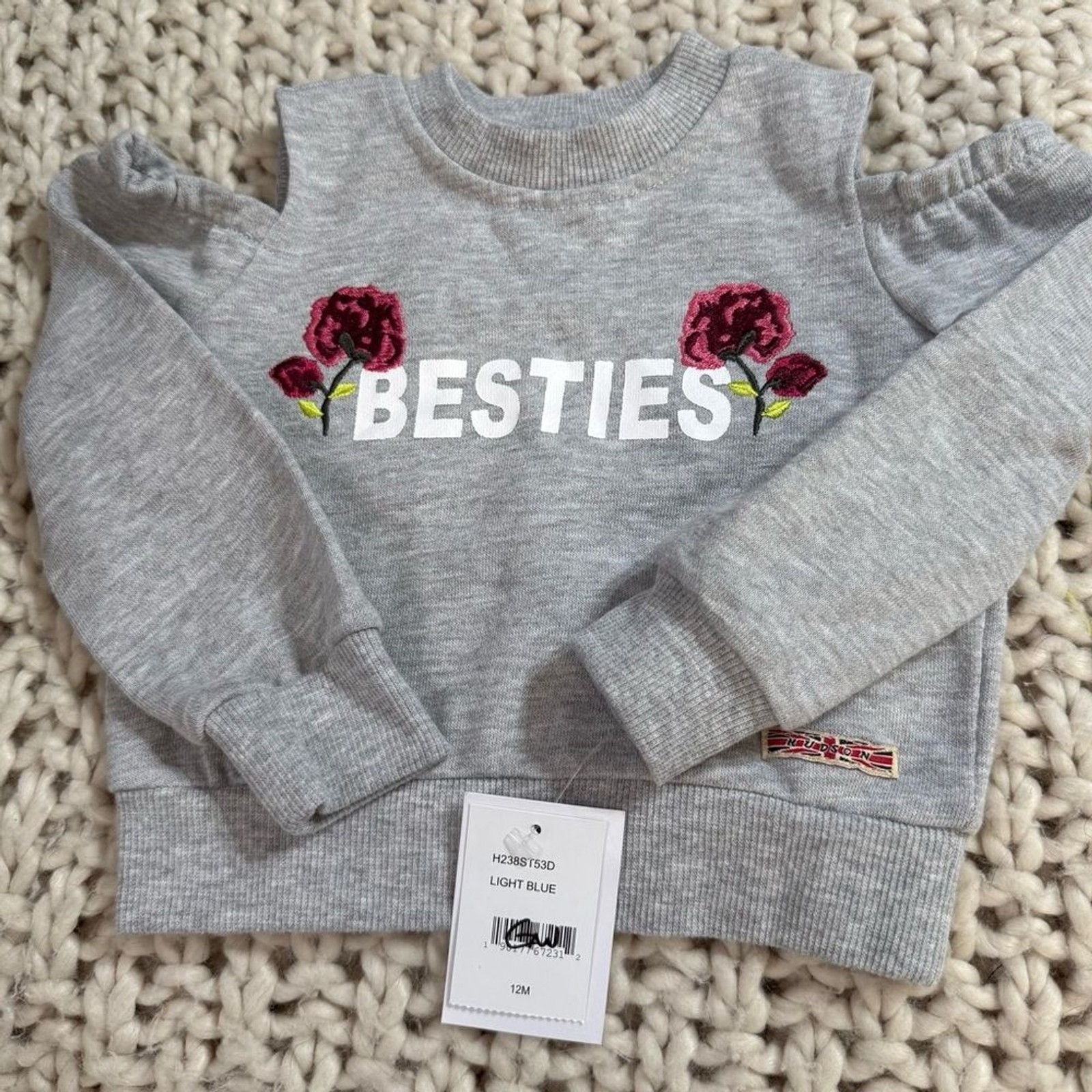 Hudson Kids 2 piece baby girl outfit. br Size 12 months.