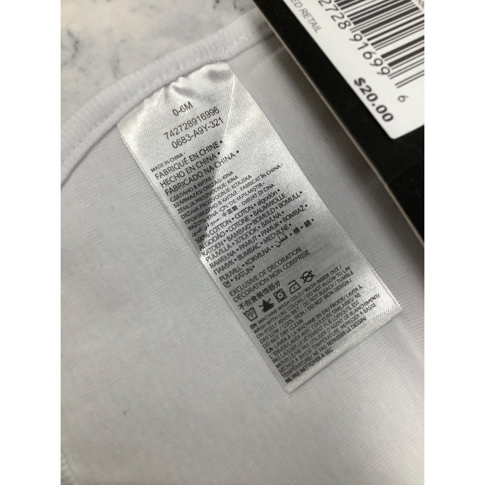 Nike Baby’s Newborn 0-6 Months Swooshfetti Parade Three Piece Set L3-27