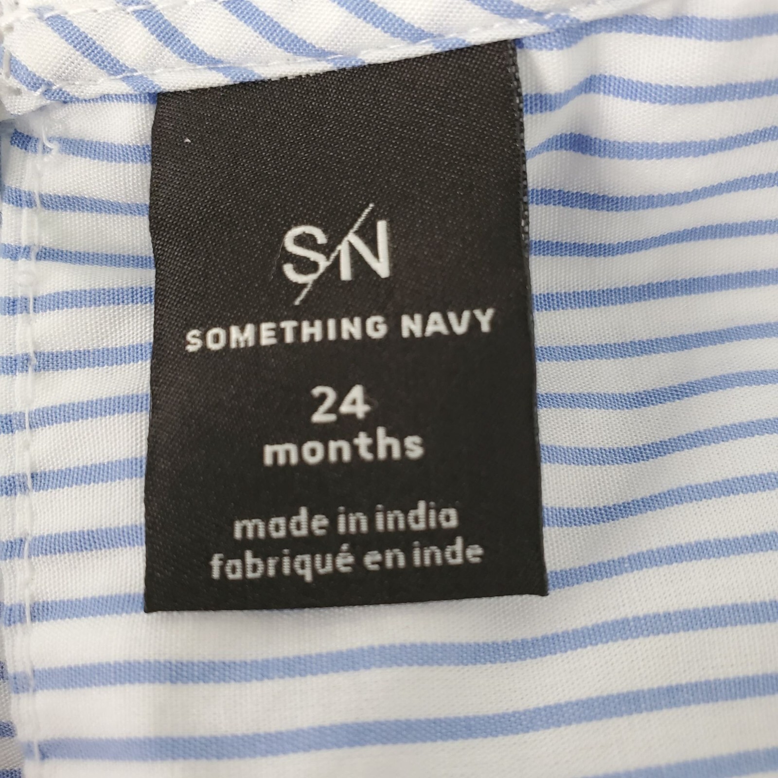 Tucker Tate Dress + Something Navy Top Baby Girl 24 Mo Blue White