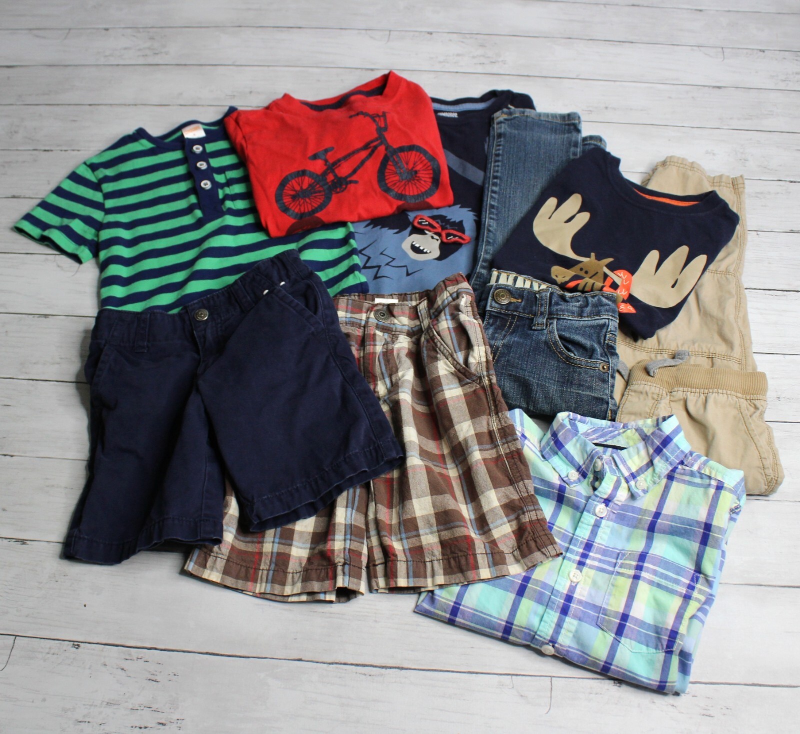 Gymboree Boy’s Shirts Pants Shorts Jeans Size 4T 4 Clothing Lot