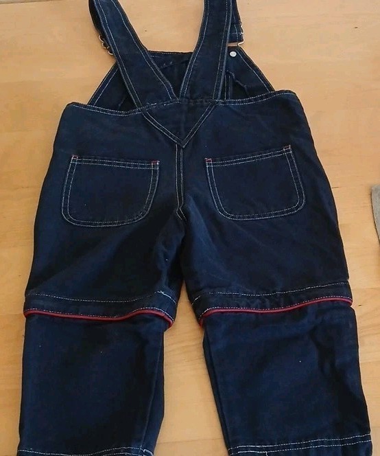 Curious George Adventures 3T 2pc Overalls Convertible Shortalls Set Embroidered