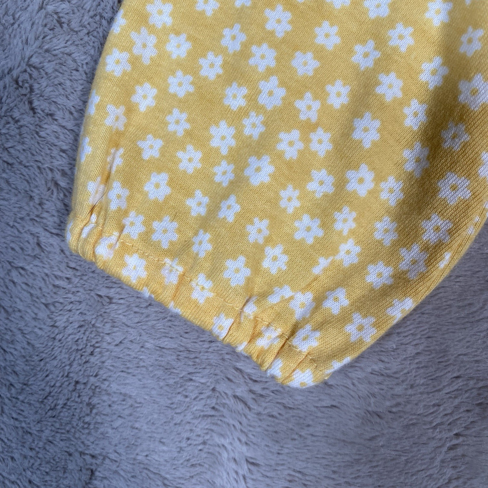 Cat & Jack Baby Girl Skirtall Set 18M Chambray Jumper Dress Yellow Daisy Shirt