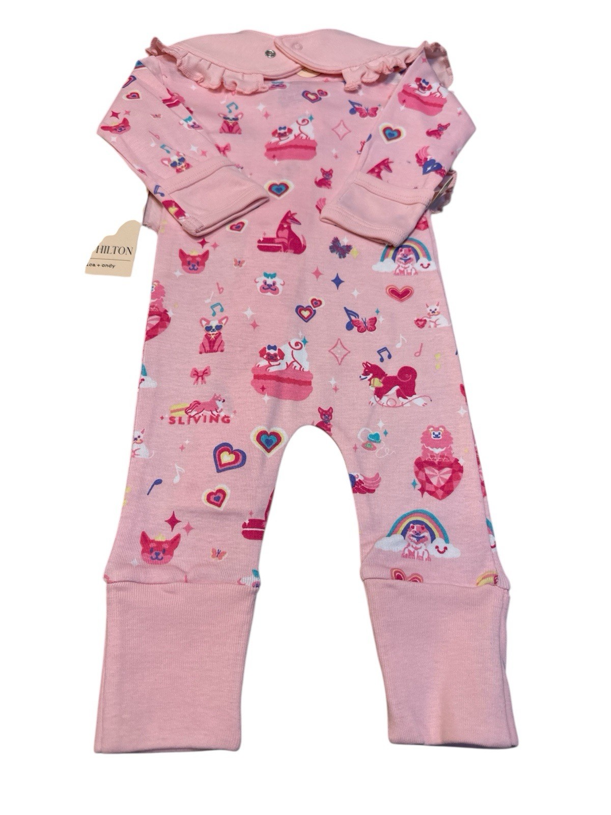 Paris Hilton 2pc PINK Organic Cotton Set PERFECT FOR VALENTINE’S DAY NWT💕