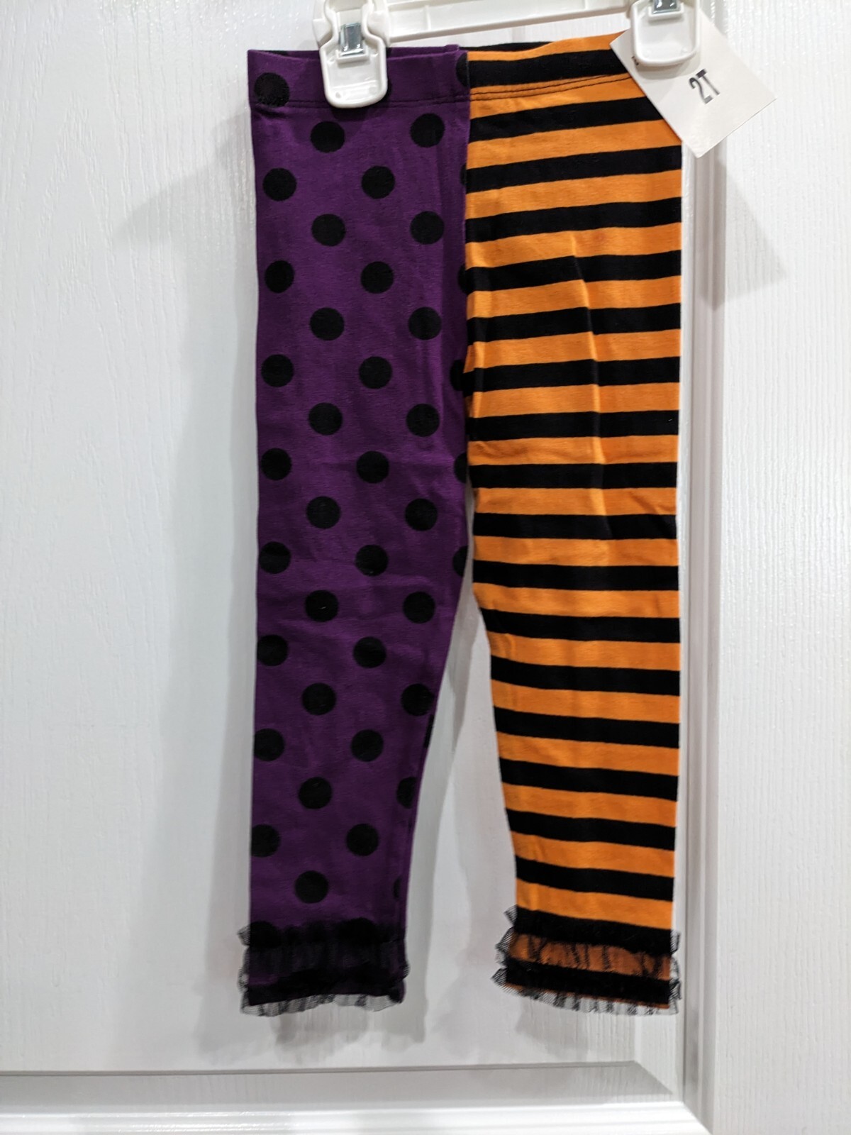 Bonnie Jean baby Girls Halloween Cat Fall Dress Outfit Purple Set Leggings