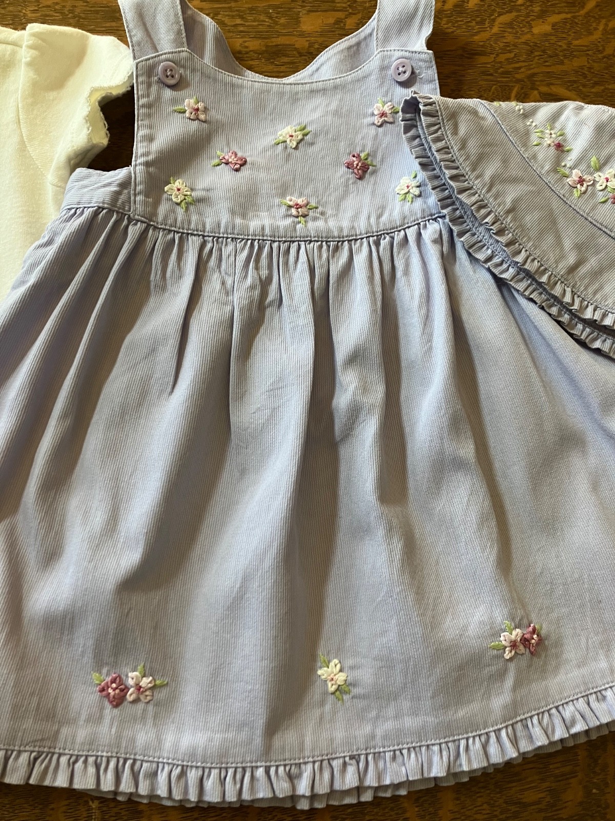 Gymboree 2002 Flower Baby sweater dress dc bloomers bodysuit hat 6-12
