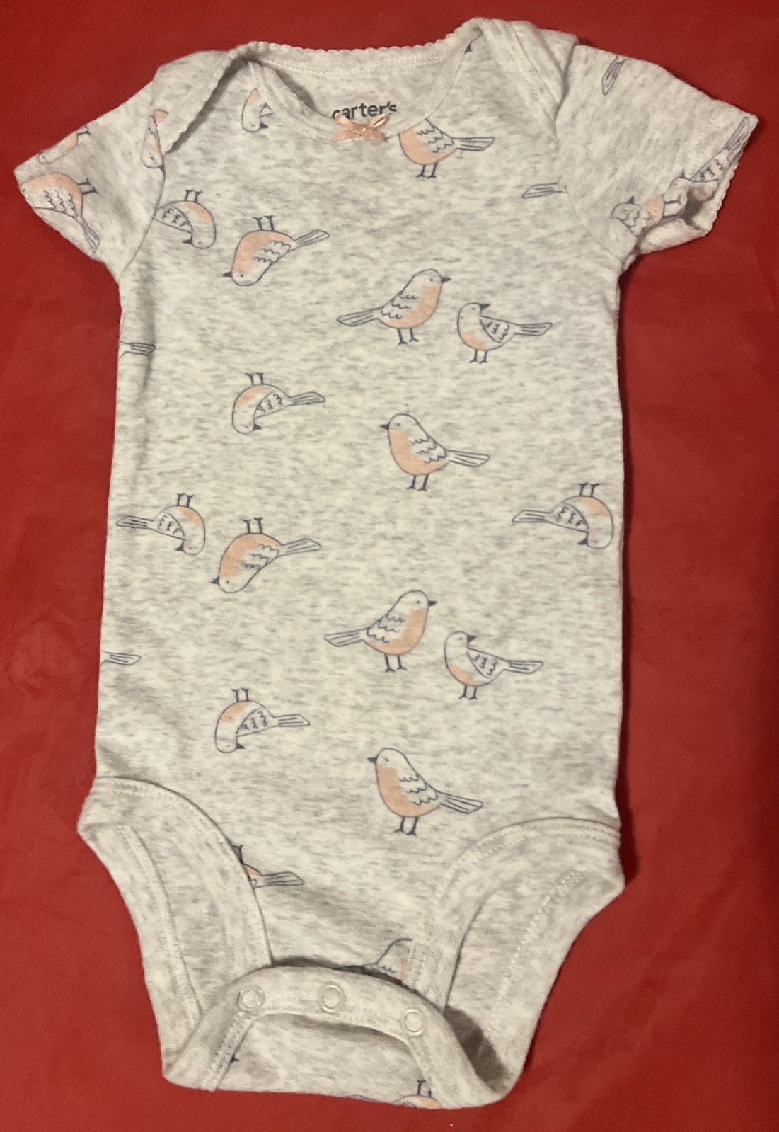 Girl’s 2-Piece Lot Carter’s One-piece & Darling Mae Bubble 3-6 Month Lot #1573
