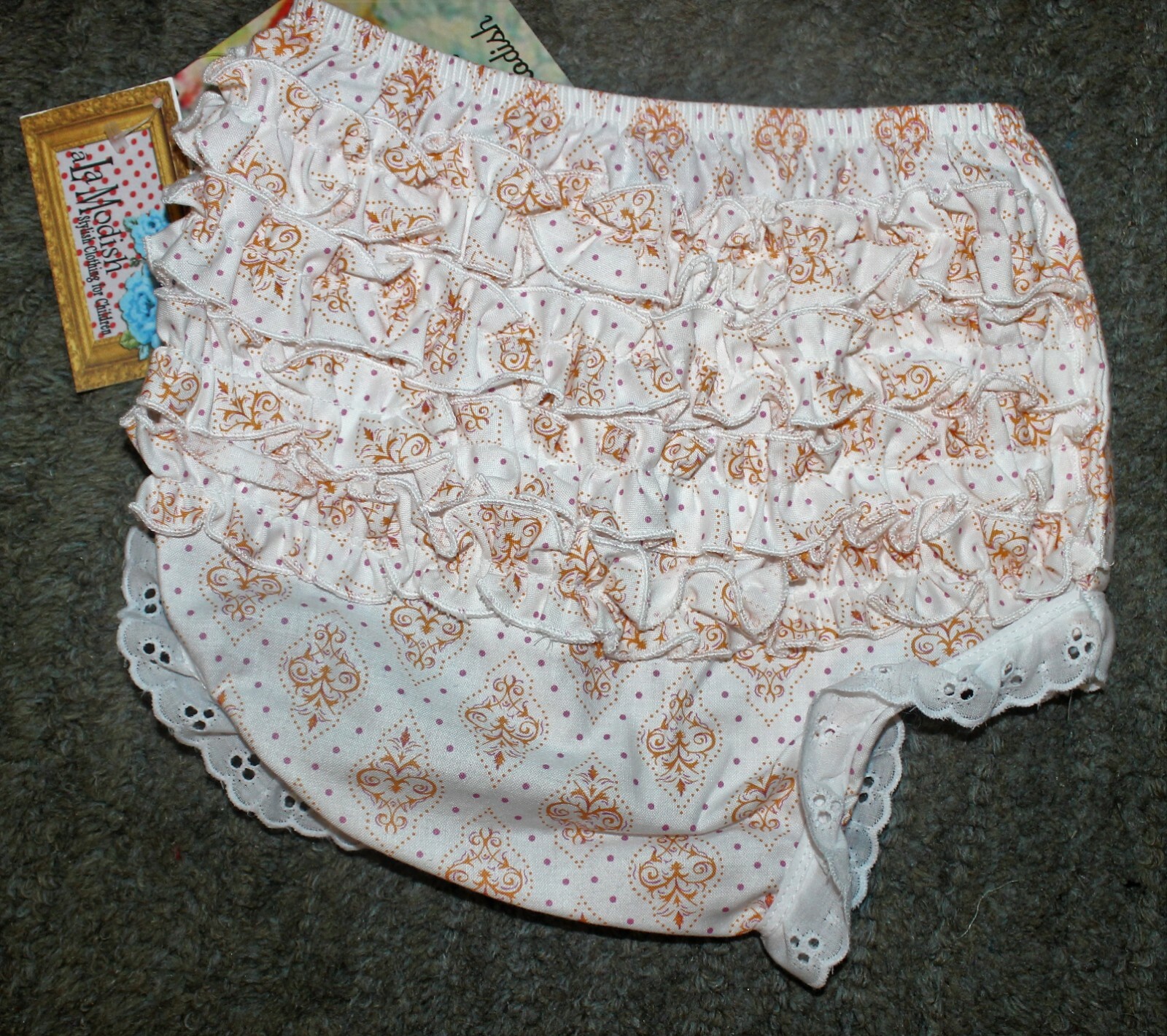 a La Modish Toddler Girls 2 Piece Set (Dress & Bloomers)- Size 2T/3T (READ) -NWT