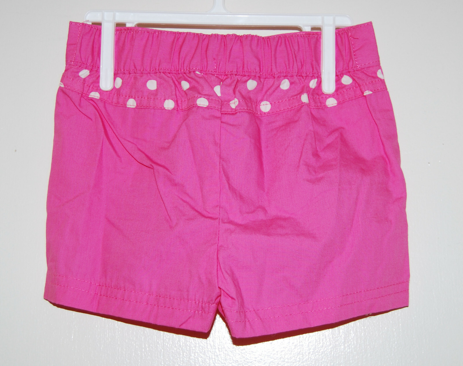 NWT ABS Allen Schwartz Infant Girls Pink Polka Dot Ruffled Top & Shorts Set 24M