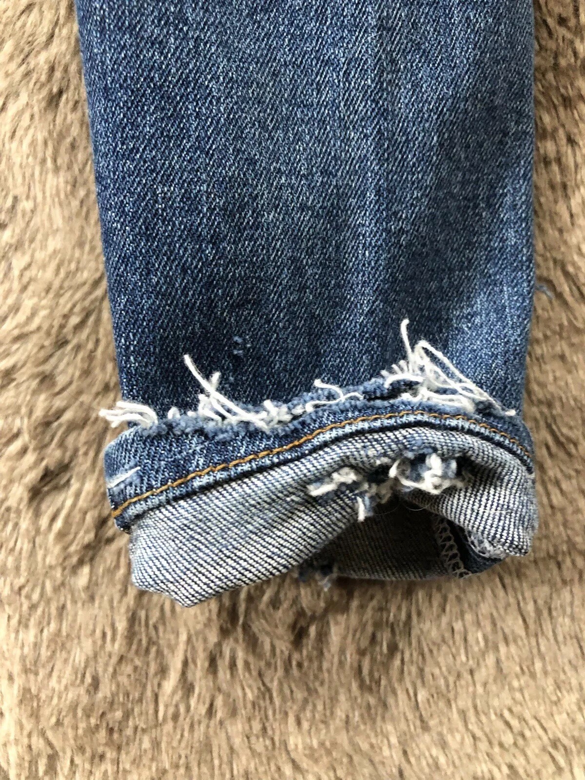 Custom Made Carter’s Distressed Denim And Cherokee Applique Top Size 18M