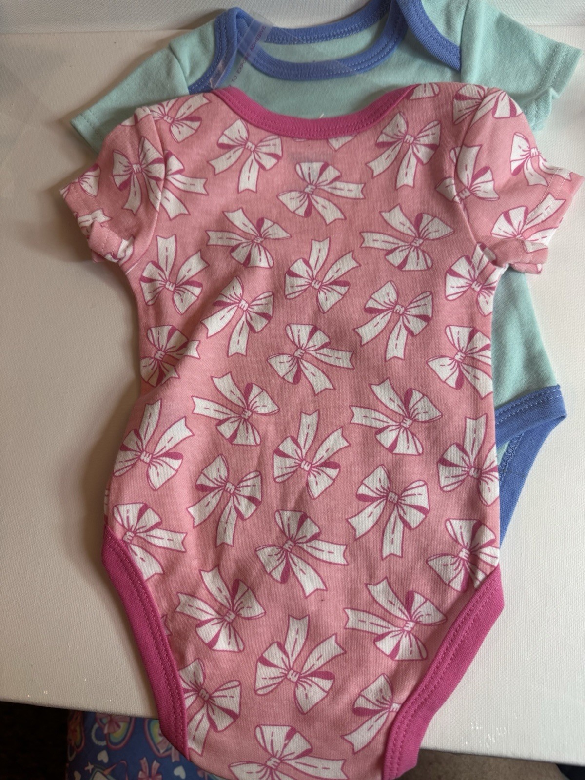 Midgets Baby Girl Rompers Set Of 3 Size 6-9 Months New Mint