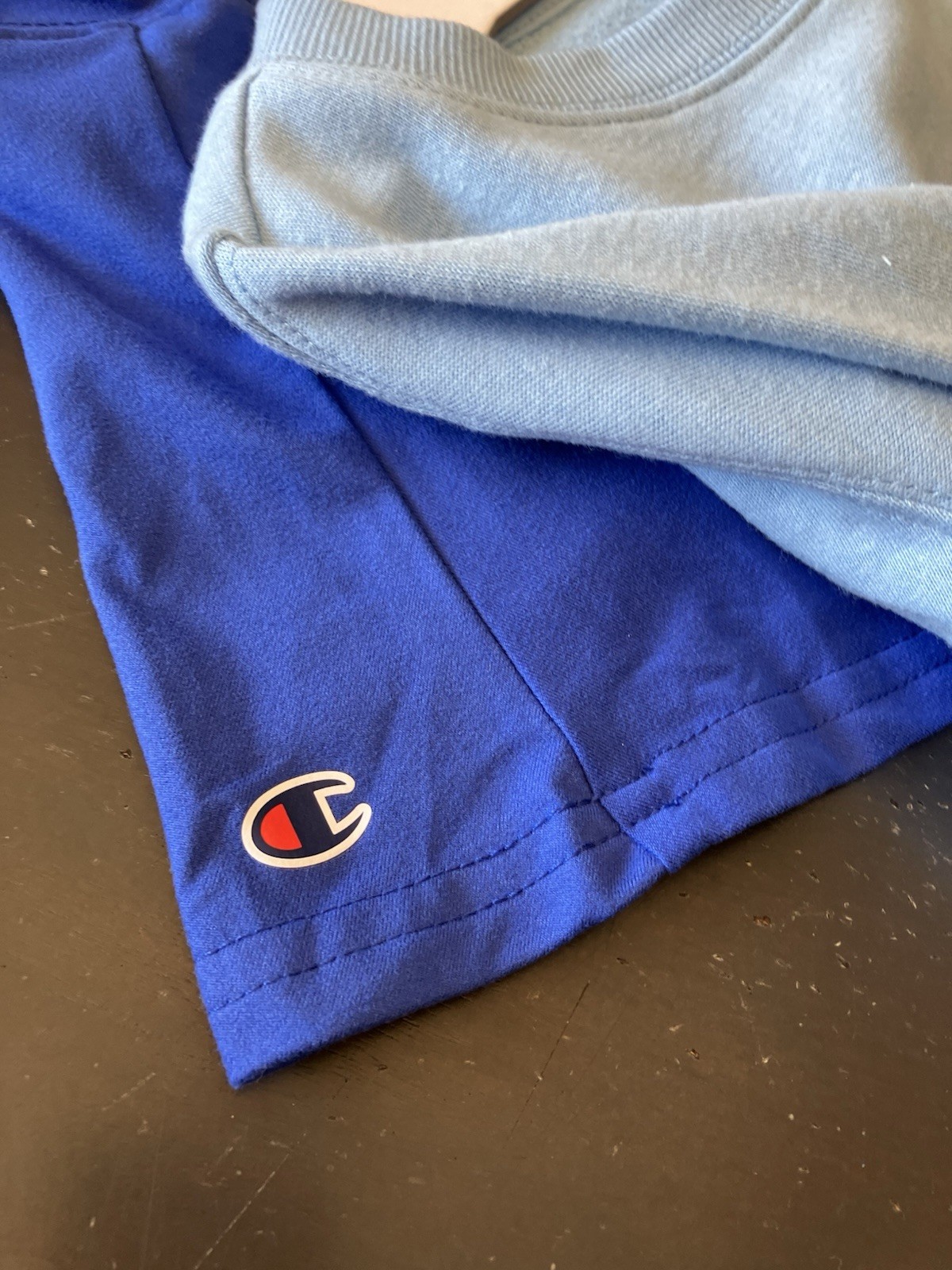 New W/Tags Champion Girls Fleece 2pc L/S Sweatshirt & Skort Set 3T Blue