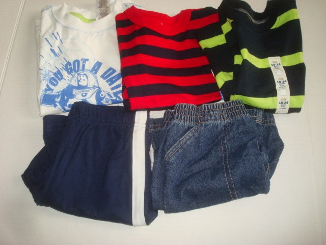 Boys Clothes Lot of 5 items Size 18-24 Months NEW