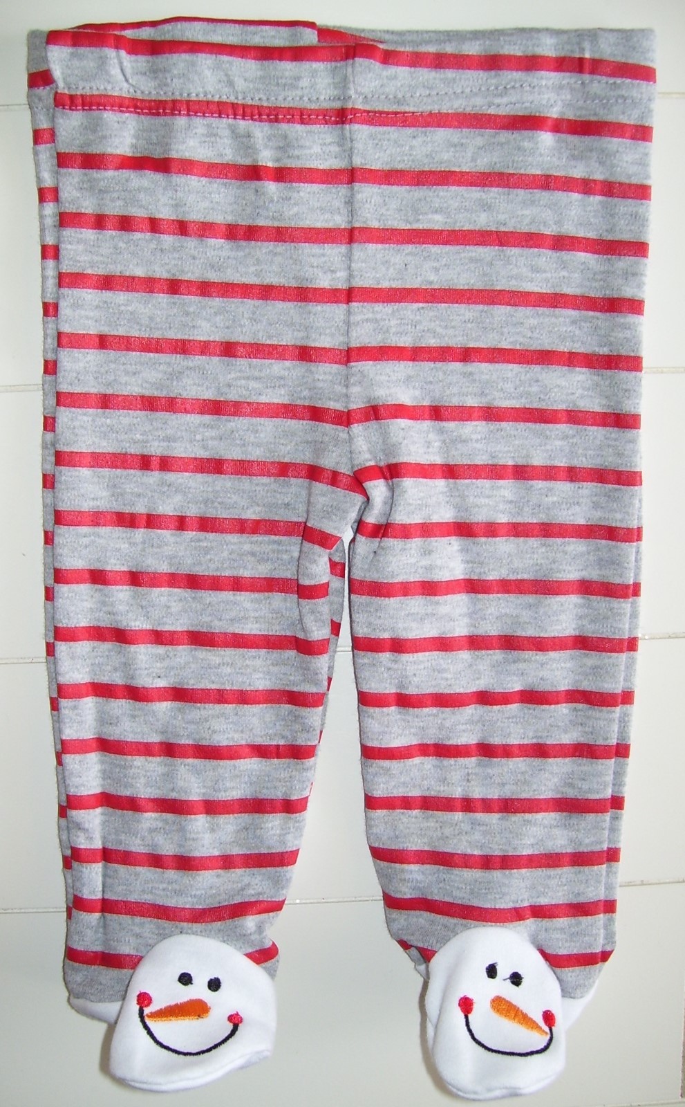 Boys Weeplay 3 Pc Let it Snow Snowman Bodysuit Pants Hat Outfit Sz 3-6M