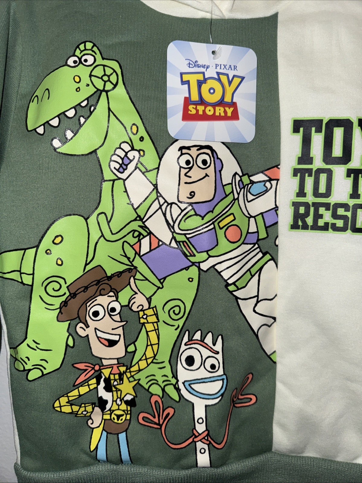 Toy Story Boys Pullover Hoodie and Joggers 2 Piece outfit Size 2T Disney