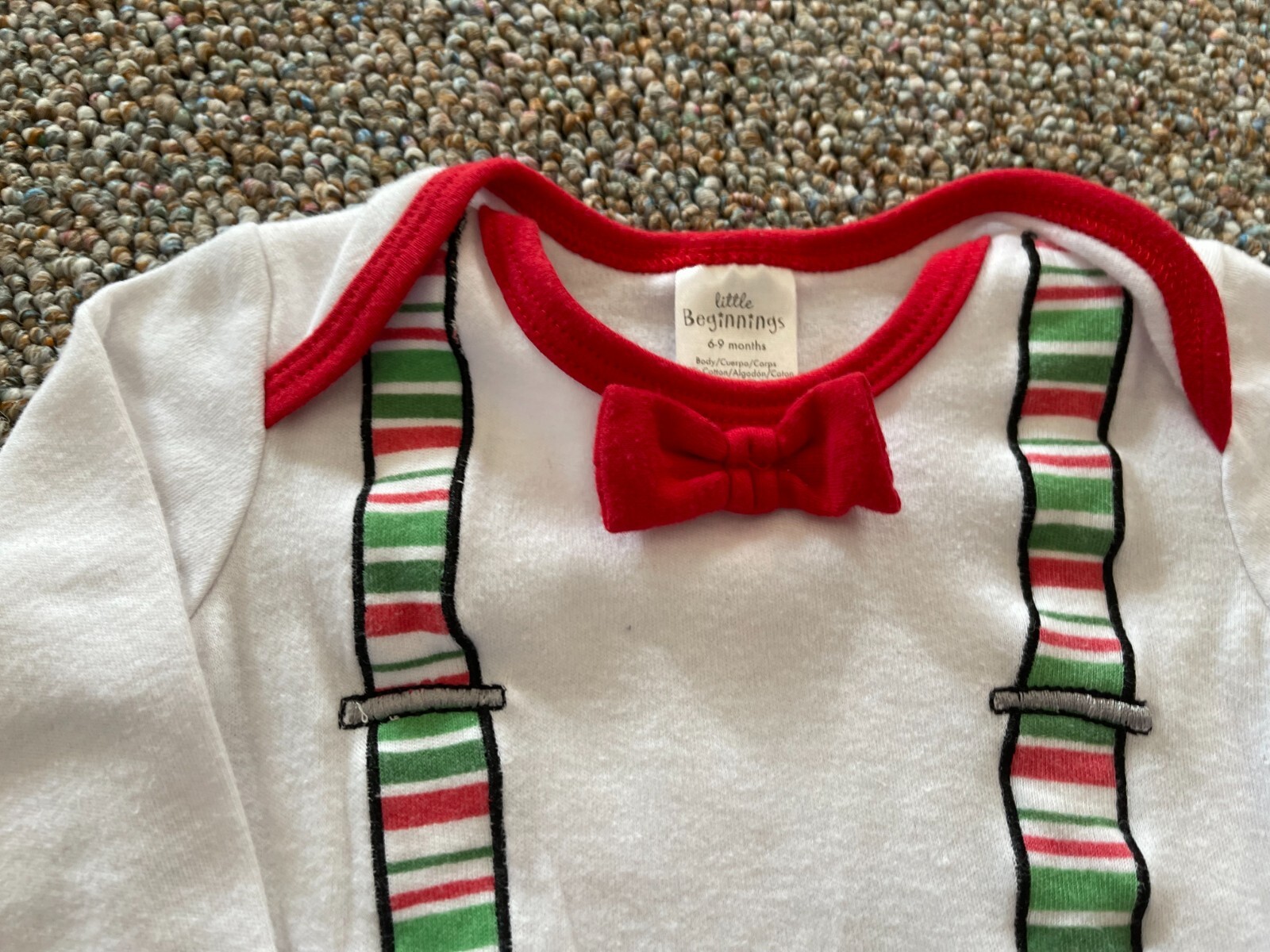 Little Beginnings Boys Christmas Outfit 6-9M