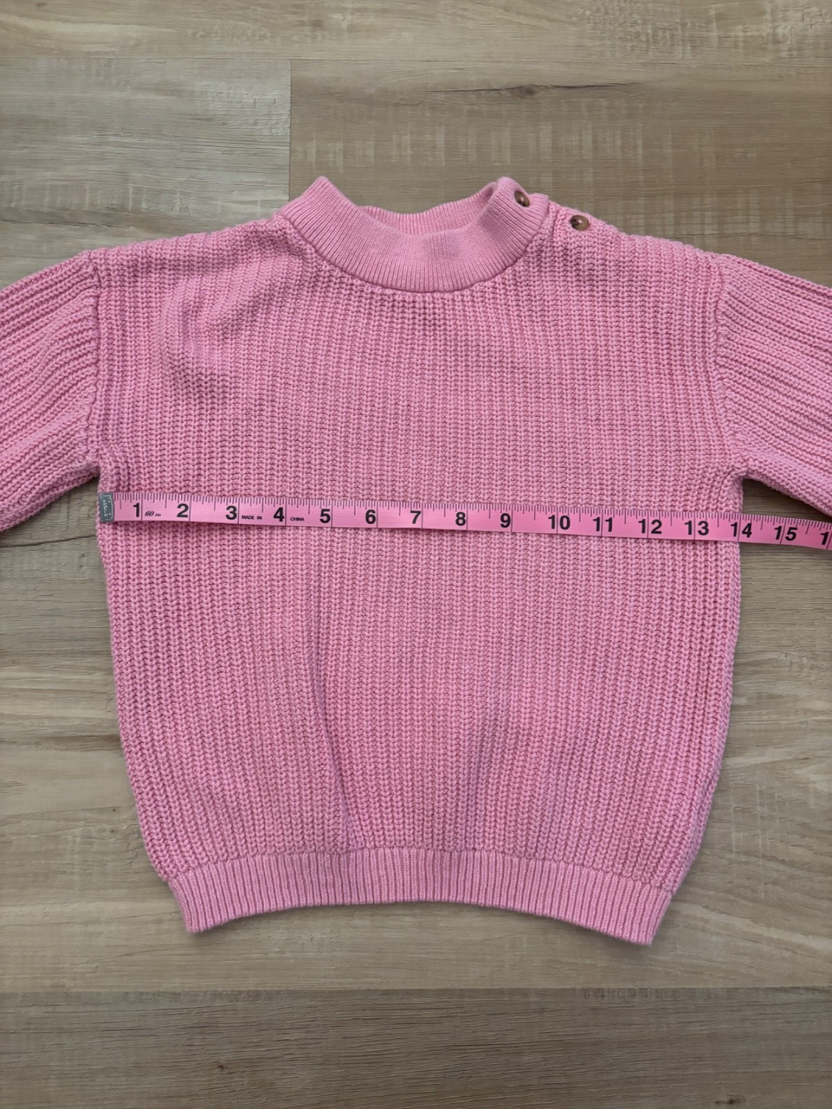 H&M 2 Piece Knit Set Pink 4T Kids Toddler Ribbed Sweater Drawstring Jogger Pants