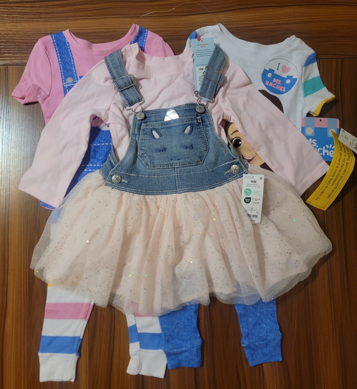 BABY GIRLS CLOTHING LOT SIZE 18MTHS ALL BRAND NEW PIECES