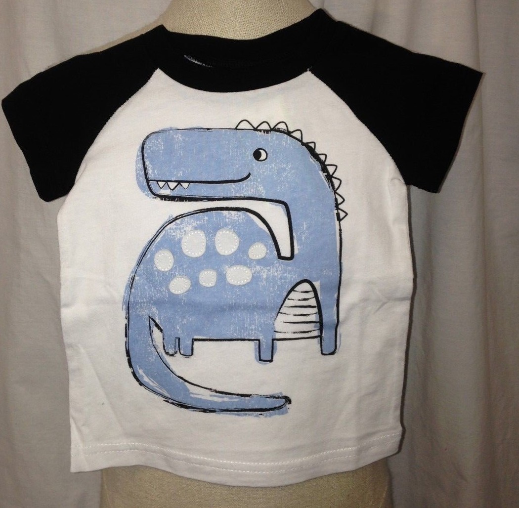 First Impressions Boys Graphic-Print Dino Cotton T-Shirt White Size 3-6 Months