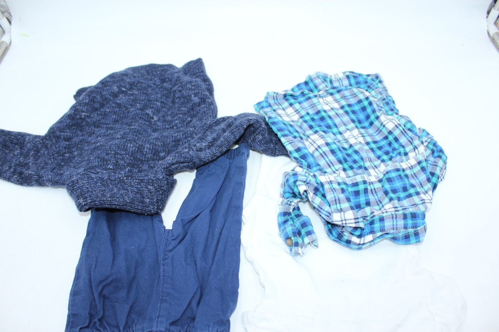 Baby Boy Clothes Lot of 4 Pcs Variety Shirt 0-3 m Sweater Fancy Dress Outfit Tux