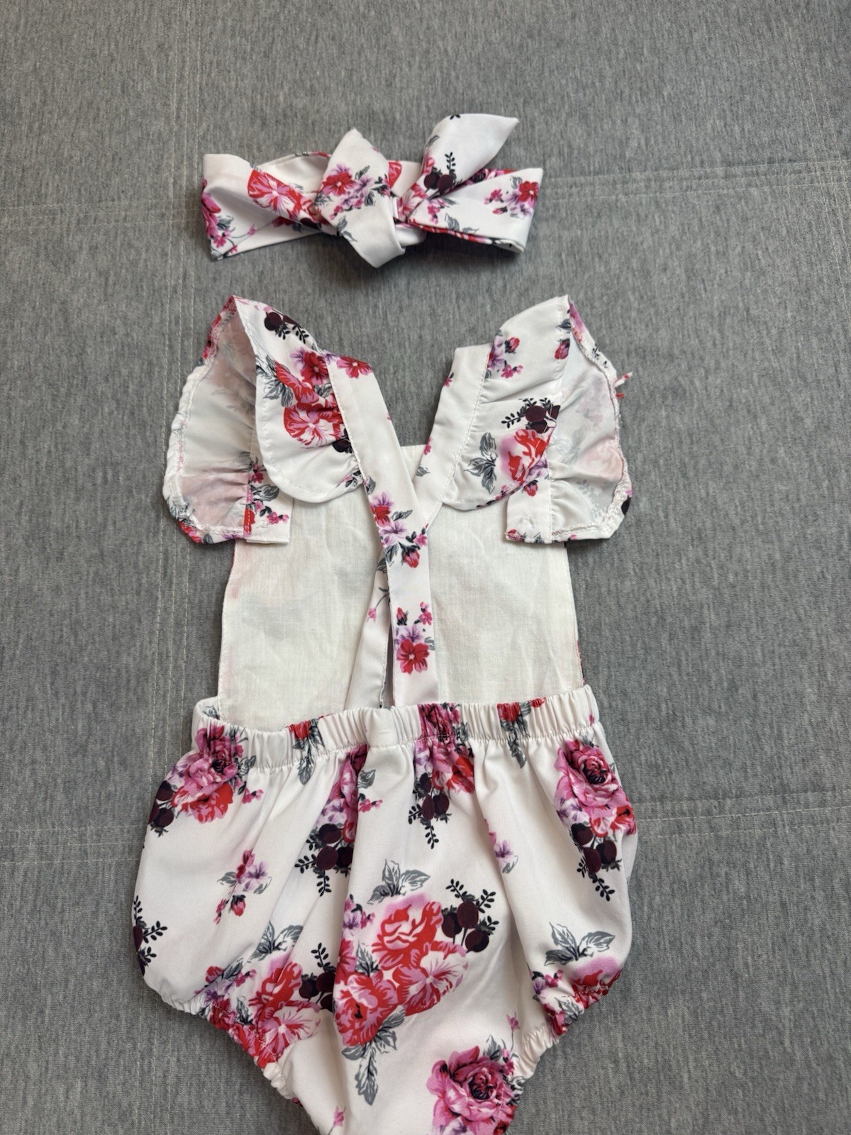 Baby Girl Romper Lace Floral Jumpsuit Outfits Flower Summer Clothes Boho Picture