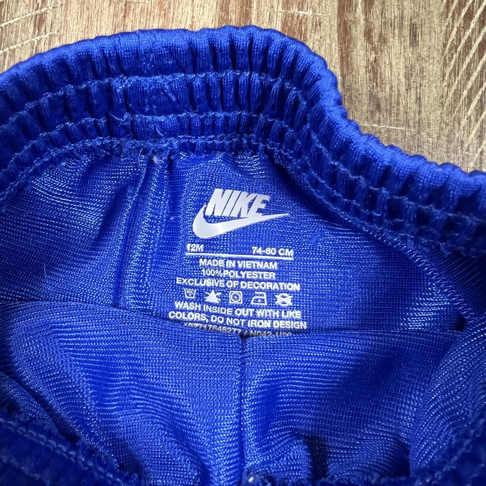 Nike Baby Boy Baseball short sleeve and shorts matching outfit set – 12M