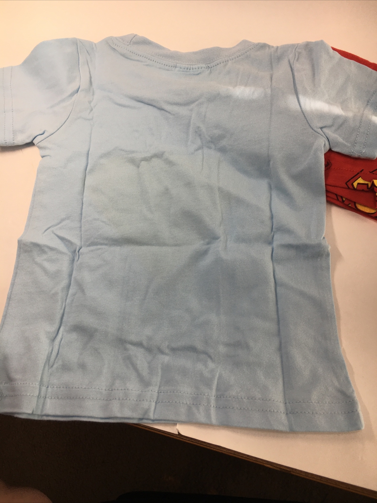 Superman Baby Outfit 6-12 Months Two Piece Shirt And Shorts New Without Tags