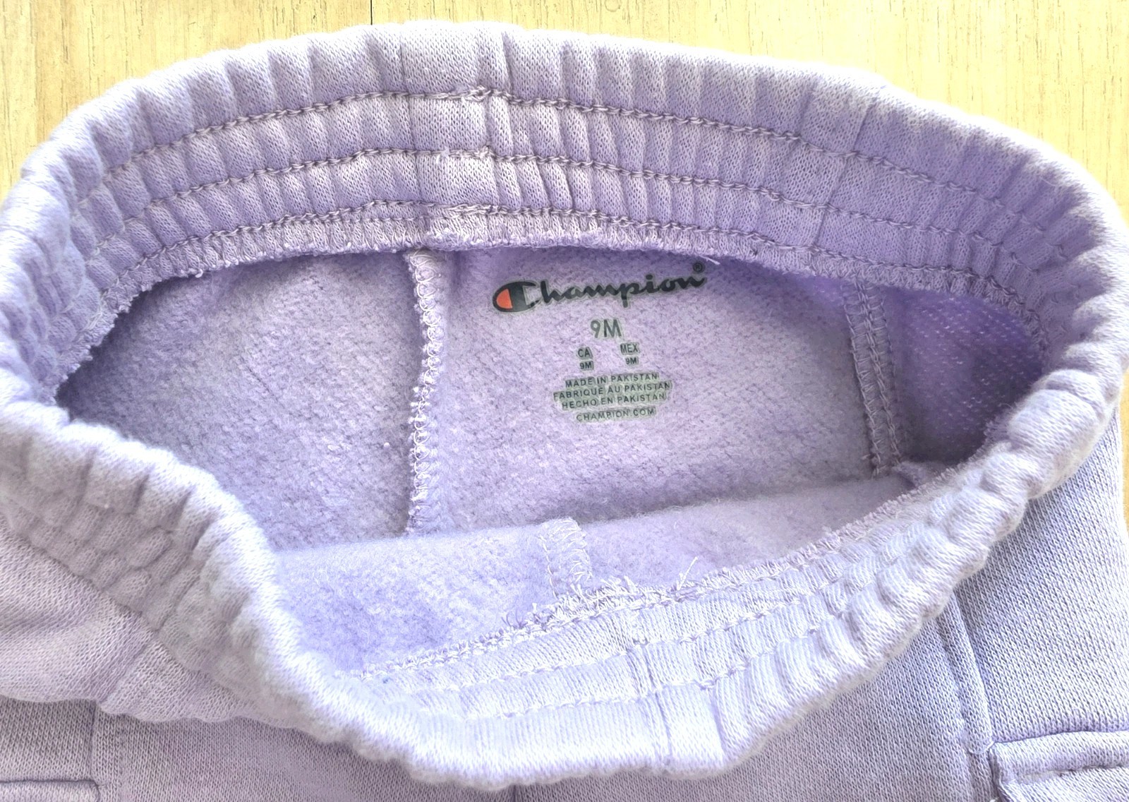 Champion Fleece Sweatshirt Top and Pants Baby 9 Months 9M Crewneck & Jogger Set