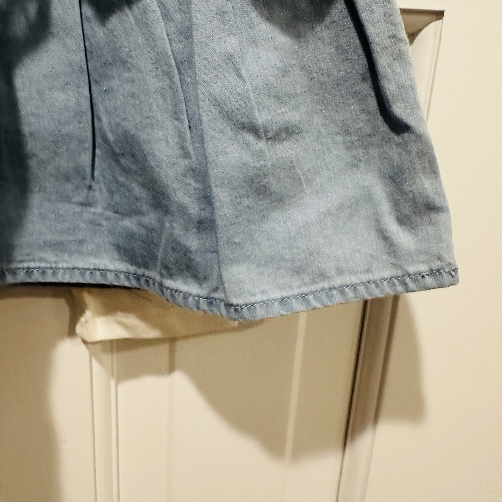 Cynthia Rowley Kids Cream Lace and Blue Chambray Tunic & Capris Sz 24M