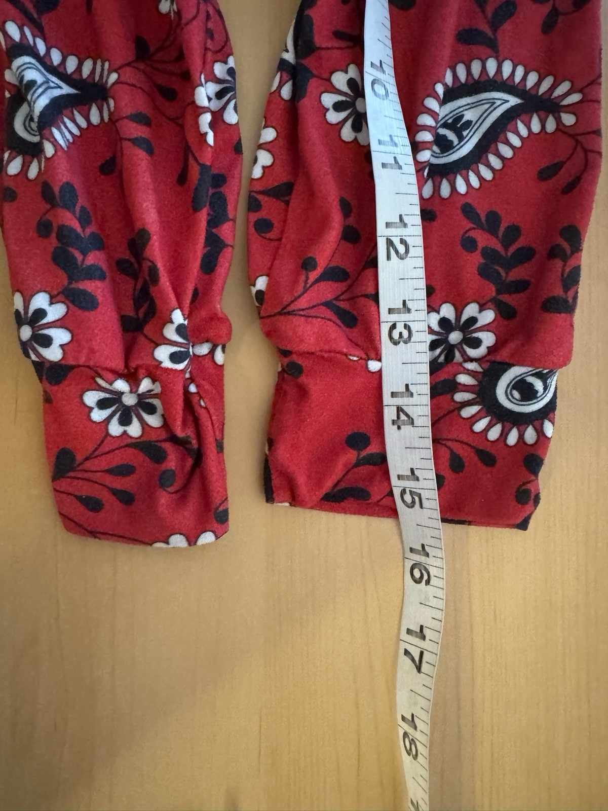 Two Piece Girls Red Paisley & Cow Print Western Size 12-18M