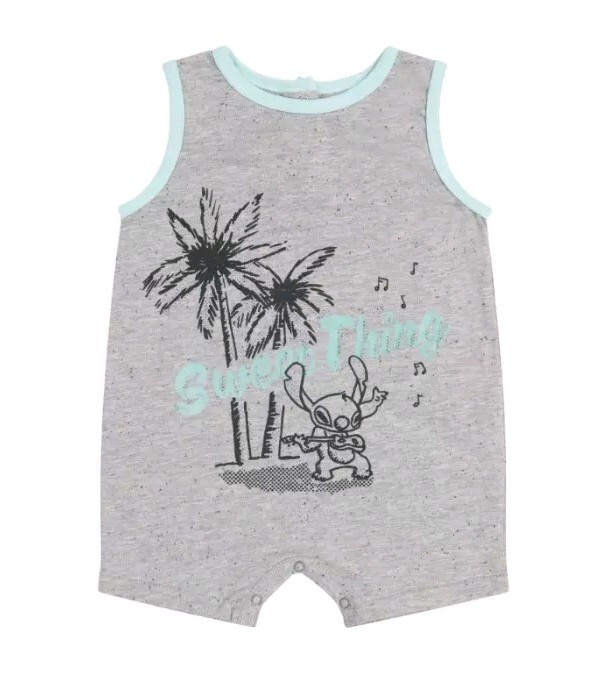 Disney Baby 2pc Outfit Shorts Sets Lilo Stitch Romper Baby Boy 12 Months Sweet