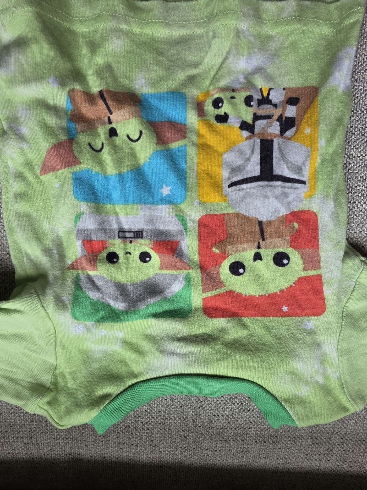 Star Wars Yoda 2pc T-Shirt & Shorts Set 2T Green Short Sleeve Cotton