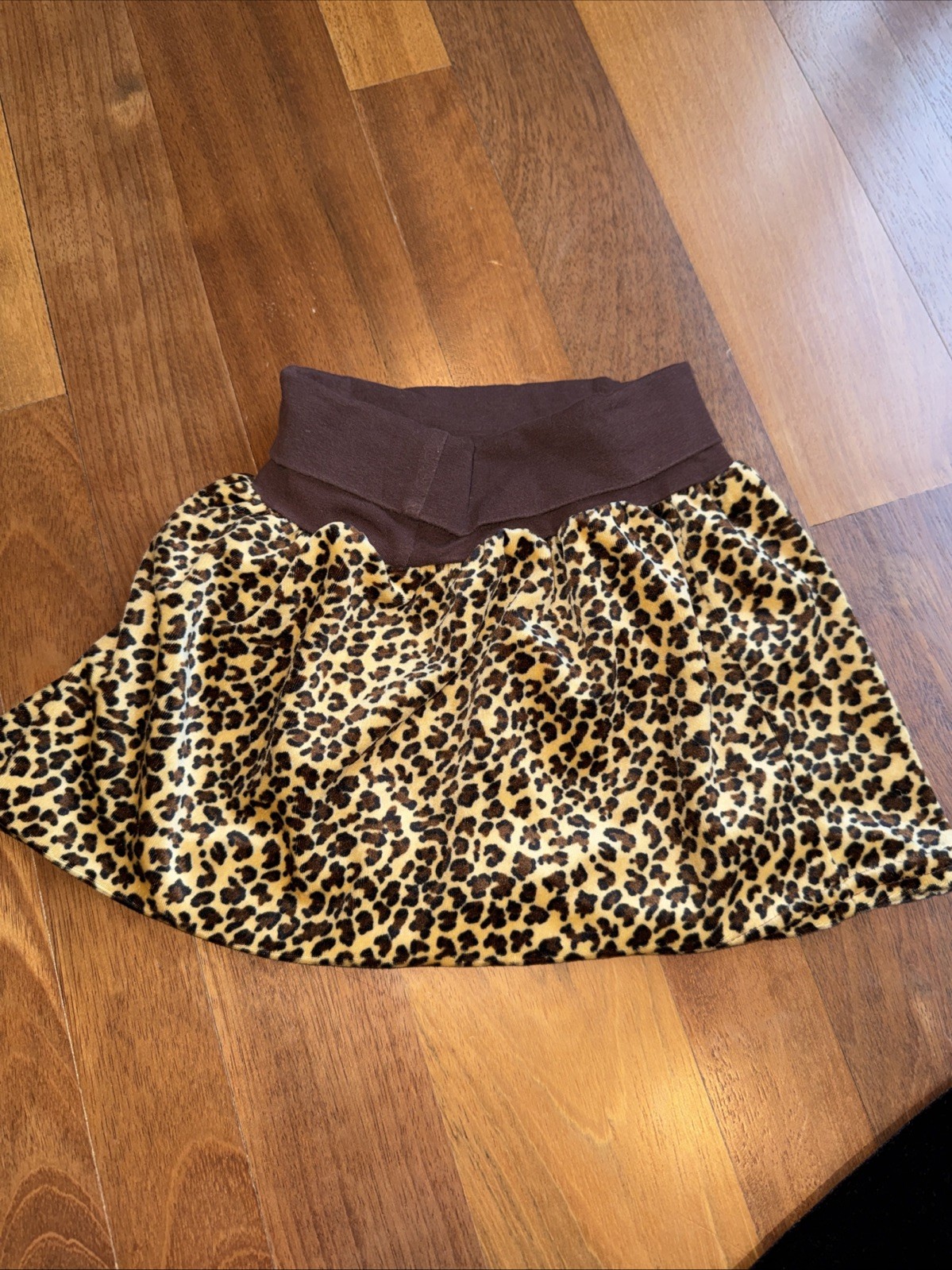 Set Of 2 Girls Velour Skirts Skirt Animal Print Black Cheetah 3 3T 36 Mo 2/3