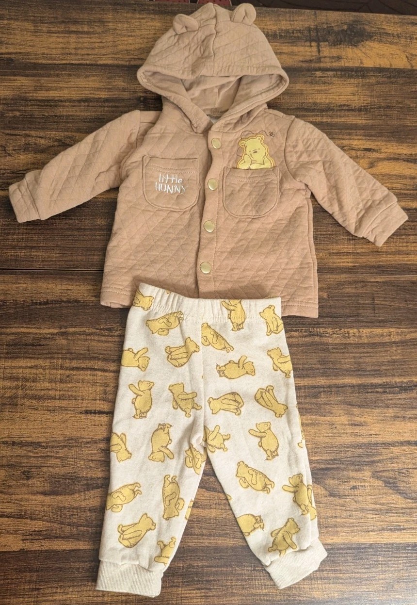 10 Piece Clothing Lot 3-6 Months Winnie The Pooh Outfit G