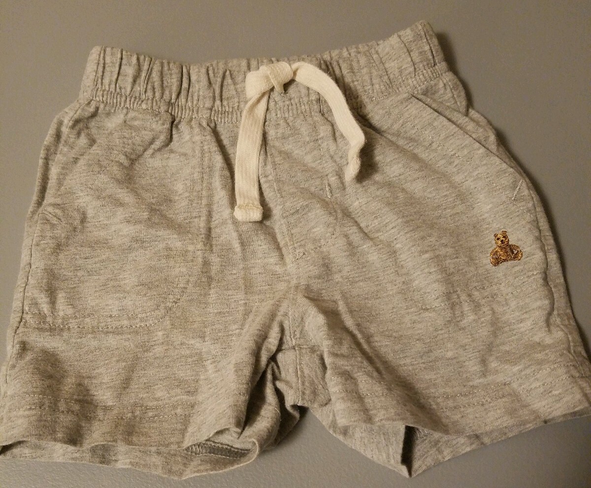 Baby Gap 2- piece Baby boy Pull Up Sweat pants Elastic Waist Shorts
