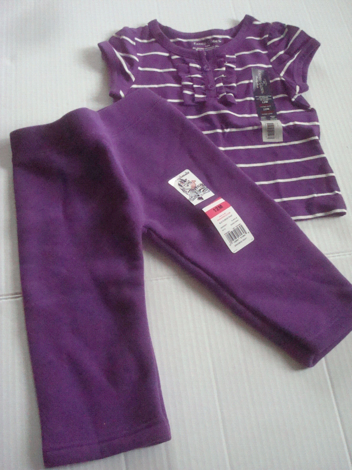 Girls Shirt & Pants Size 6-12 Months NWT