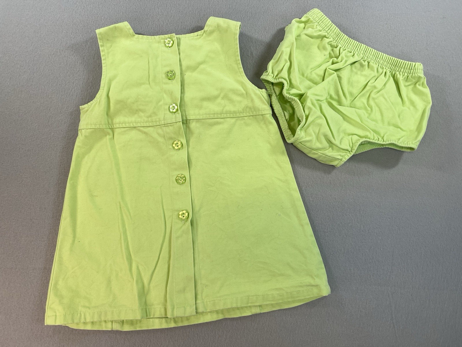 Vintage 90s Y2K Faded Glory 6-24 Months Girls Dresses & Shirts Lot Of 6 Bundle