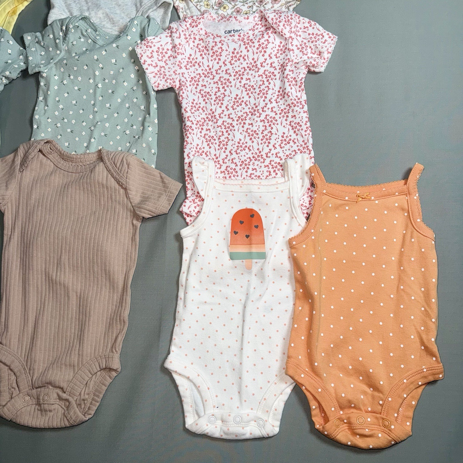 10 Piece Baby Girl Bundle 0-3 Months , CARTERS