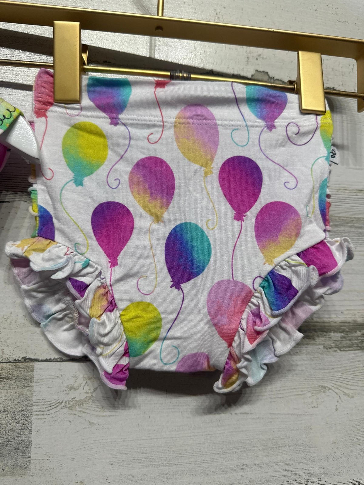 Birdie Bean Girls 3-6m Birthday Peplum Set Birthday Pink Cake Balloon NWT