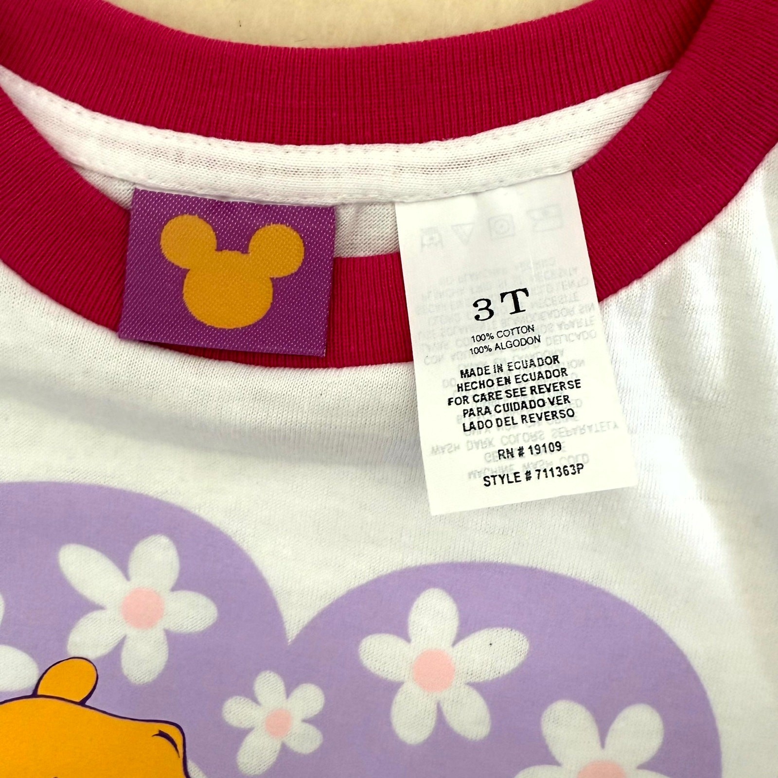 Vintage 90s Disney Pooh Shorts Set Girls Size 3T Piglet Nice Place For A Chat