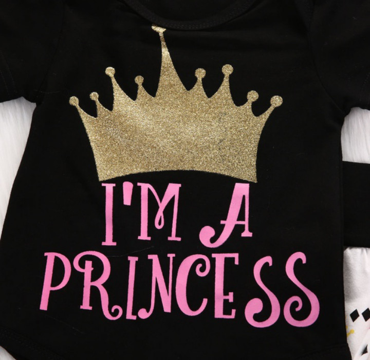 Infant/Newborn “I’m A Princess Set” (3 Piece Set)-Shipped in the U.S. NOT China