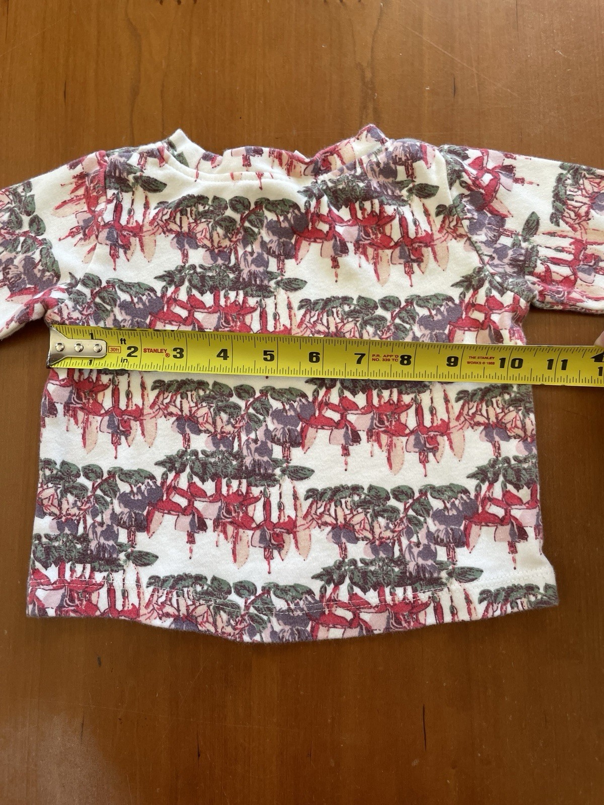 Kate Quinn 2022 Ivory/Pink Fuchsias Organic Cotton Top & Leggings-6-12Mos