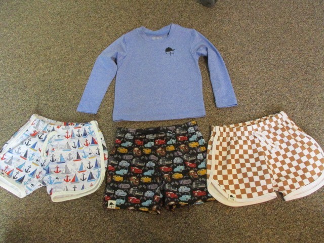 George Hats Baby Boy Disney Cars Lot of 4 Bottoms & L/S Top Size 18-24 Months