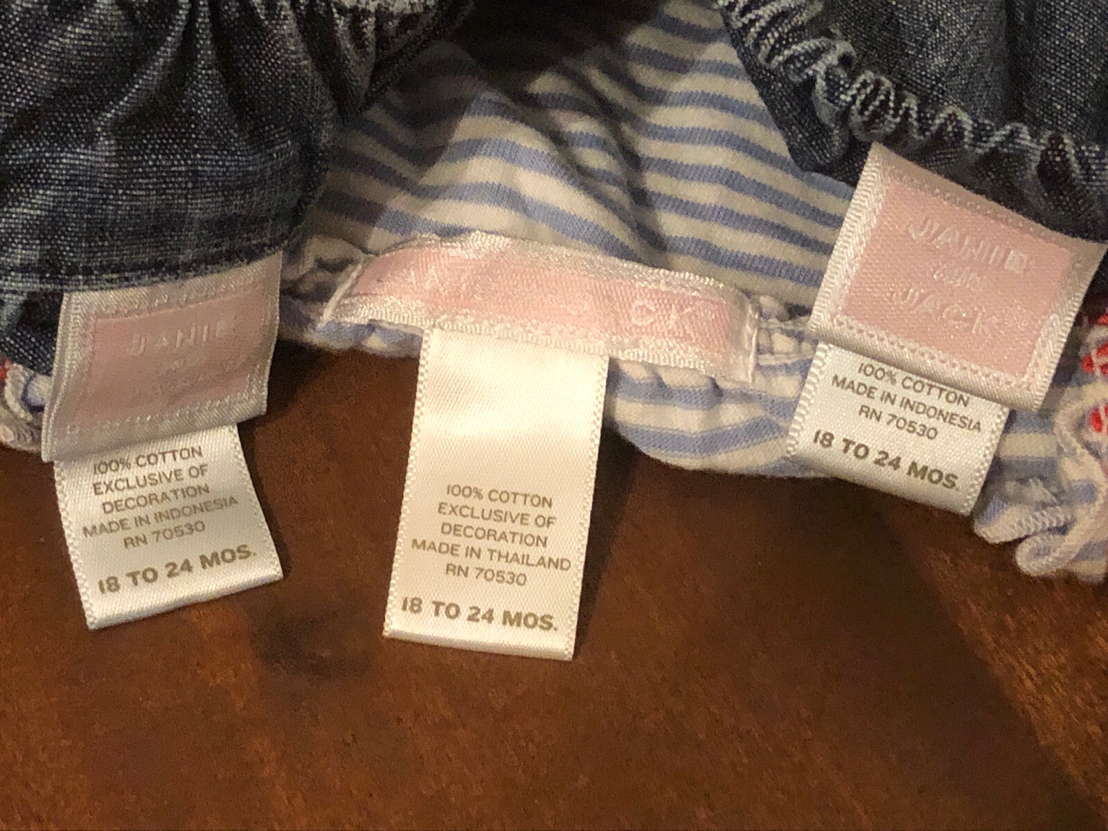 Janie and Jack Ciao Bella Shirt Skirt Bloomers Set Girls Sz. 18-24 Months 2008