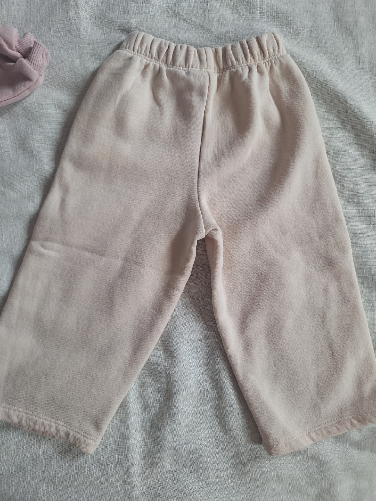 ZARA 2 Years Colorblock Sweatshirt & Pants Set Beige Pink Toddler Girl