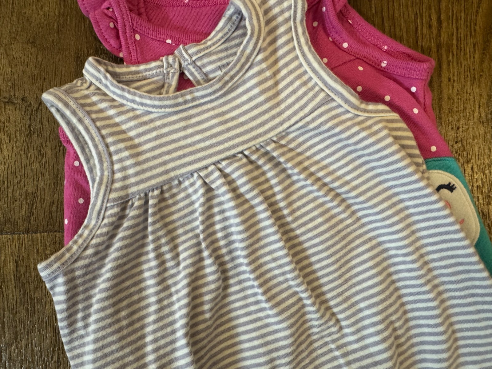 Carters Baby Girl Clothes Lot 3 Months Rompers 1 Piece Outfits Summer Dog Bee