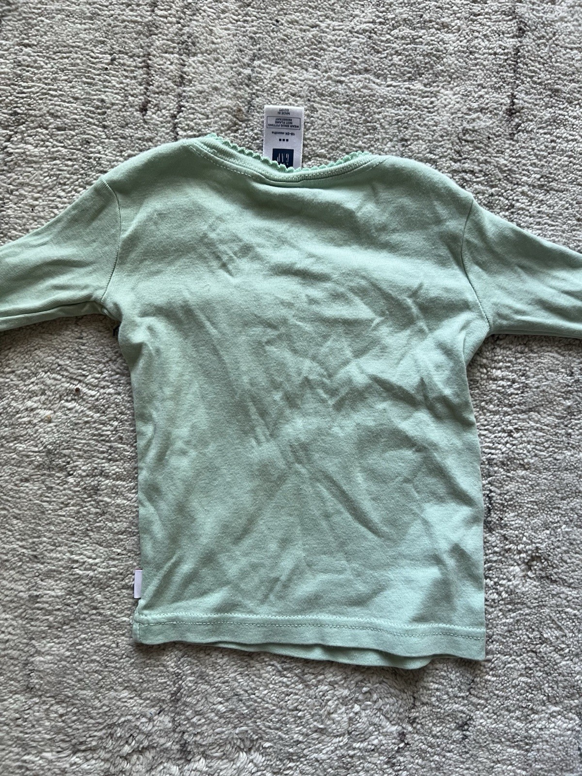 Used BabyGap Matching set of 2 Teal Ice Cream Pajamas For 6-18 Months