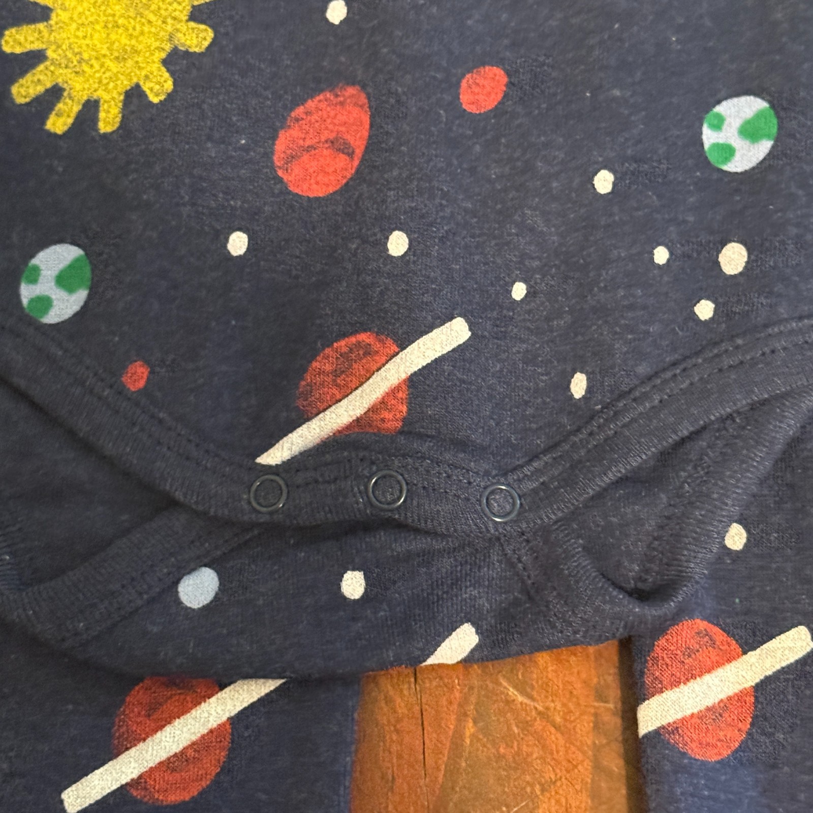 Monica + Andy Baby Boy Organic Cotton Bodysuit Pant Set Outer Space Newborn NWT