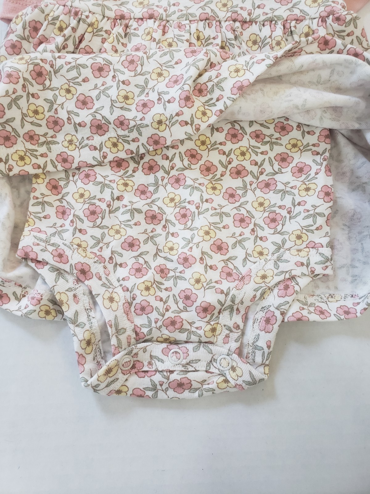 Carters 6-9 months Dusty Pink Dress, Jacket & Headband X2 TWINS Set 100% Cotton