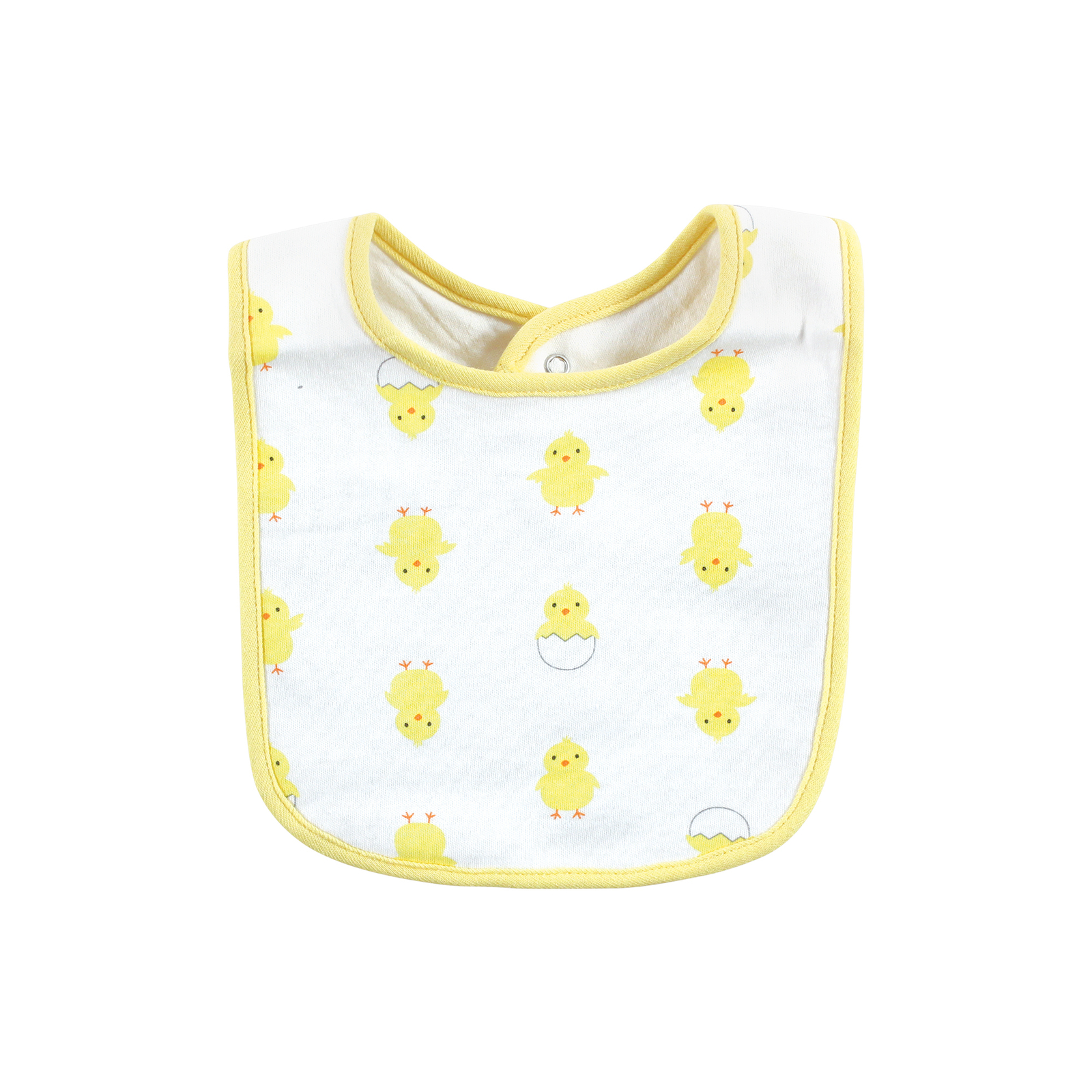 Hudson Baby Unisex Baby Cotton Bib and Sock Set, Eggstra Cute, 0-9 Months